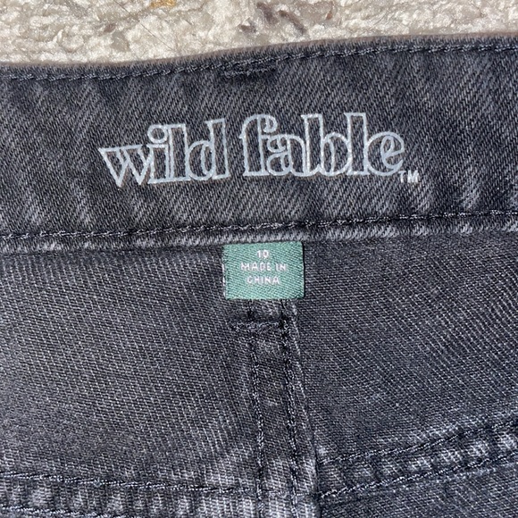 Wild Fable Black Denim Shorts. - Picture 3 of 5